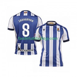 Camisola 1º Equipamento Real Sociedad Arsen Zakharyan 8 2025-2026 Manga Curta ,Homem