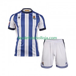 Camisola 1º Equipamento Real Sociedad 2025-2026 Manga Curta ,Criança