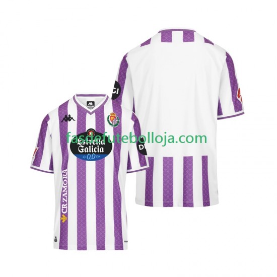 Camisola 1º Equipamento Real Valladolid 2025-2026 Manga Curta ,Homem