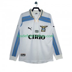 Camisola 2º Equipamento SS Lazio 2000 1999 Manga Comprida Retro ,Homem