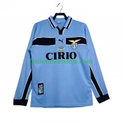 Camisola 1º Equipamento SS Lazio 1998 1999 Manga Comprida Retro ,Homem