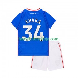 Camisola 2º Equipamento Sunderland Granit Xhaka 34 2025-2026 Manga Curta ,Criança