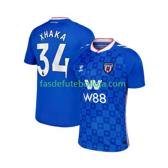 Camisola 2º Equipamento Sunderland Granit Xhaka 34 2025-2026 Manga Curta ,Homem
