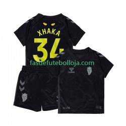 Camisola 3º Equipamento Sunderland Granit Xhaka 34 2025-2026 Manga Curta ,Criança