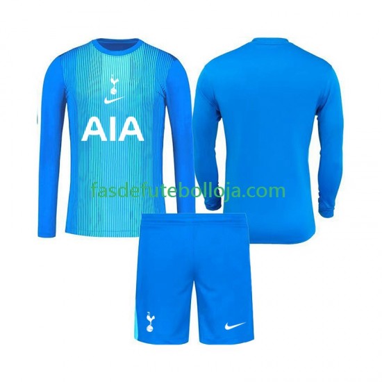 Camisola Guarda-redes 2º Equipamento Tottenham Hotspur 2025-2026 Manga Comprida ,Criança