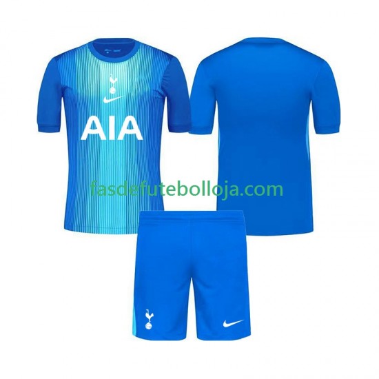Camisola Guarda-redes 2º Equipamento Tottenham Hotspur 2025-2026 Manga Curta ,Criança