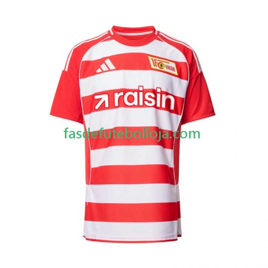Camisola 1º Equipamento Union Berlin 2025-2026 Manga Curta ,Homem
