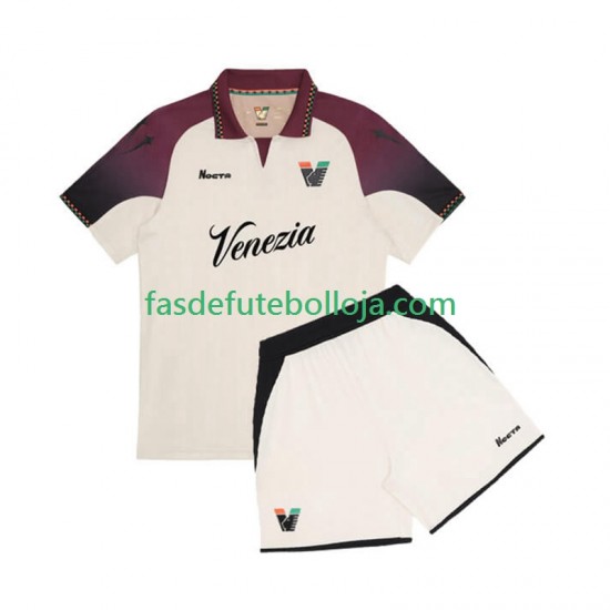 Camisola 2º Equipamento Venezia 2025-2026 Manga Curta ,Criança