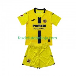 Camisola 1º Equipamento Villarreal CF 2025-2026 Manga Curta ,Criança