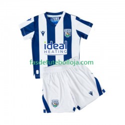 Camisola 1º Equipamento West Bromwich Albion 2025-2026 Manga Curta ,Criança