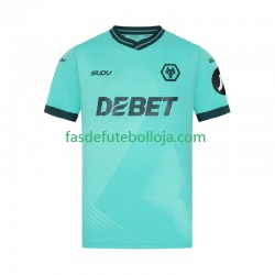 Camisola 2º Equipamento Wolverhampton Wanderers 2024-2025 Manga Curta ,Homem