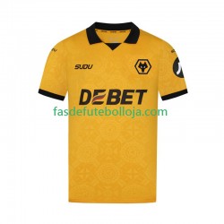 Camisola 1º Equipamento Wolverhampton Wanderers 2025-2026 Manga Curta ,Homem