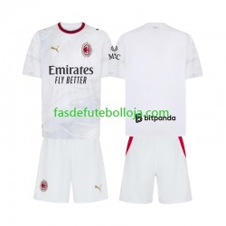 Camisola 2º Equipamento AC Milan 2026-2027 Manga Curta ,Criança