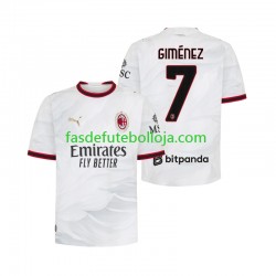 Camisola 2º Equipamento AC Milan Gimenez 7 2026-2027 Manga Curta ,Homem