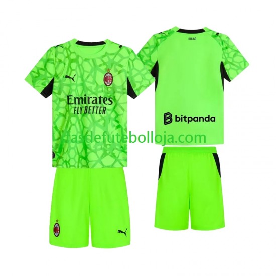 Camisola Guarda-redes 3º Equipamento AC Milan 2026-2027 Manga Curta ,Criança