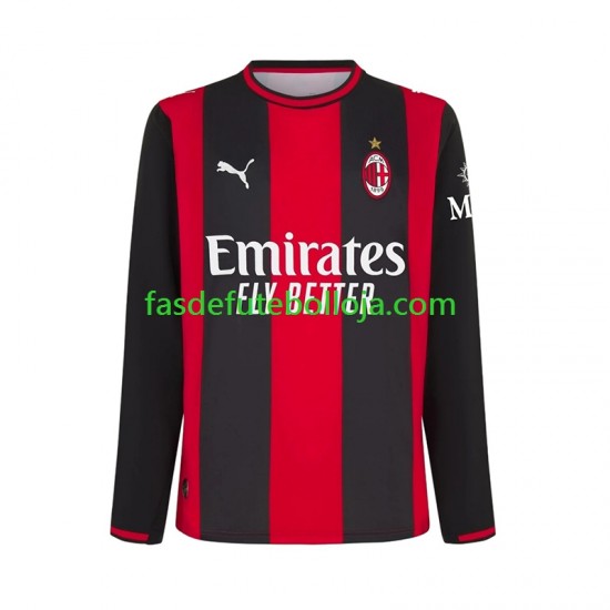 Camisola 1º Equipamento AC Milan 2026-2027 Manga Comprida ,Homem