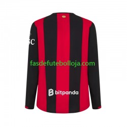 Camisola 1º Equipamento AC Milan 2026-2027 Manga Comprida ,Homem