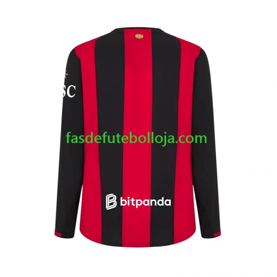 Camisola 1º Equipamento AC Milan 2026-2027 Manga Comprida ,Homem