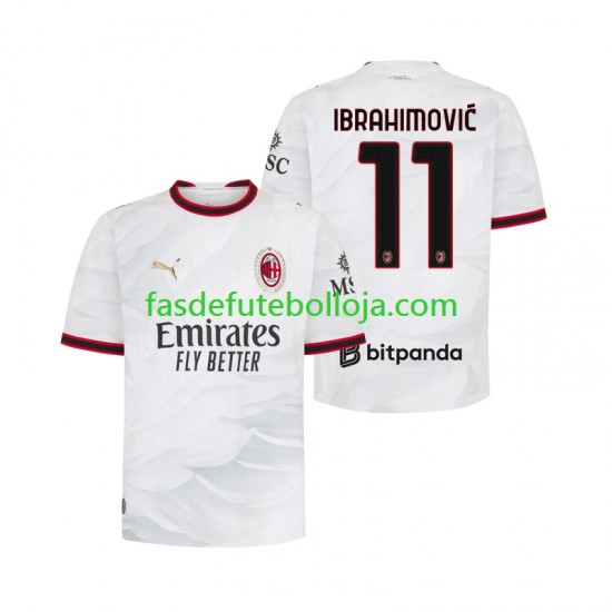 Camisola 2º Equipamento AC Milan Ibrahimovic 11 2026-2027 Manga Curta ,Homem