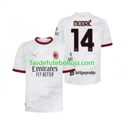 Camisola 2º Equipamento AC Milan Modrić Luka 14 2026-2027 Manga Curta ,Homem