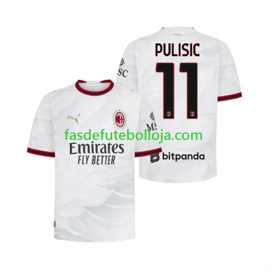 Camisola 2º Equipamento AC Milan Pulisic 11 2026-2027 Manga Curta ,Homem Camisola 2º Equipamento AC Milan Pulisic 11 2026-2027 Manga Curta ,Homem