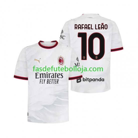 Camisola 2º Equipamento AC Milan Rafael Leao 10 2026-2027 Manga Curta ,Homem