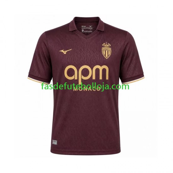Camisola 2º Equipamento AS Monaco 2026-2027 Manga Curta ,Homem