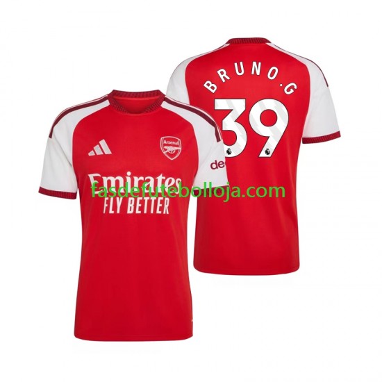 Camisola 1º Equipamento Arsenal Bruno Guimaraes 39 2026-2027 Manga Curta ,Homem