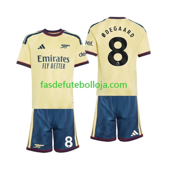 Camisola 3º Equipamento Arsenal Martin Odegaard 8 2026-2027 Manga Curta ,Criança