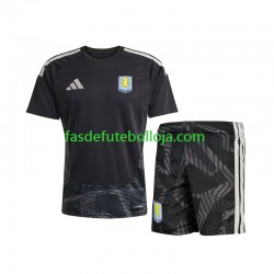 Camisola Guarda-redes 2º Equipamento Aston Villa 2026-2027 Manga Curta ,Criança