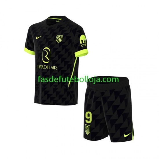 Camisola 2º Equipamento Atlético Madrid Alexander Sorloth 9 2026-2027 Manga Curta ,Criança
