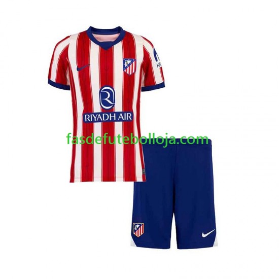 Camisola 1º Equipamento Atlético Madrid 2026-2027 Manga Curta ,Criança