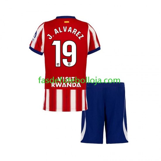 Camisola 1º Equipamento Atlético Madrid Julian Alvarez 19 2026-2027 Manga Curta ,Criança