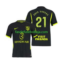 Camisola 2º Equipamento Atlético Madrid Obed Vargas 21 2026-2027 Manga Curta ,Homem Camisola 2º Equipamento Atlético Madrid Obed Vargas 21 2026-2027 Manga Curta ,Homem