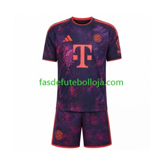Camisola 3º Equipamento Bayern de Munique 2026-2027 Manga Curta ,Criança