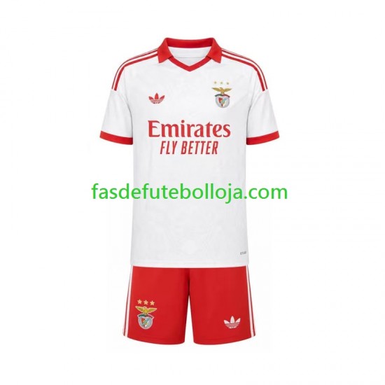 Camisola 2º Equipamento Benfica 2026-2027 Manga Curta ,Criança