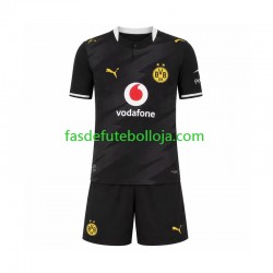 Camisola 2º Equipamento Borussia Dortmund 2026-2027 Manga Curta ,Criança