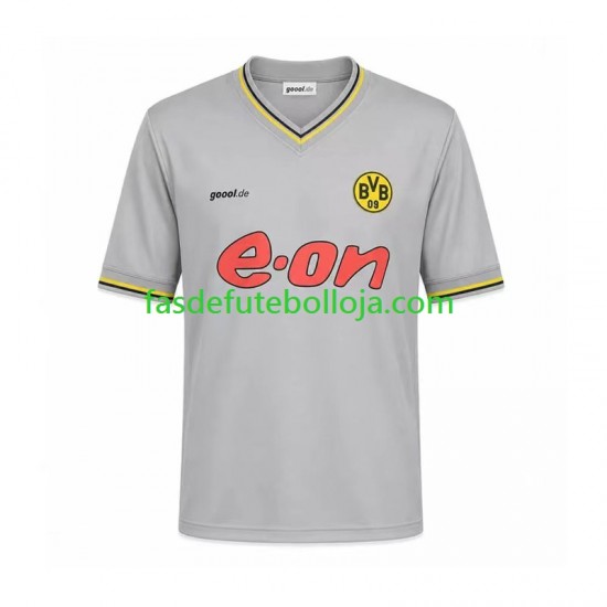 Camisola 2º Equipamento Borussia Dortmund 2002 Manga Curta Retro ,Homem