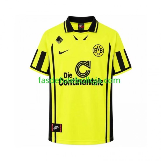 Camisola 1º Equipamento Borussia Dortmund 1996 Manga Curta Retro ,Homem