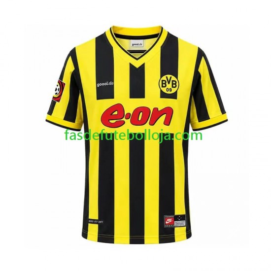 Camisola 1º Equipamento Borussia Dortmund 2000 Manga Curta Retro ,Homem