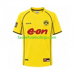 Camisola 1º Equipamento Borussia Dortmund 2002 Manga Curta Retro ,Homem