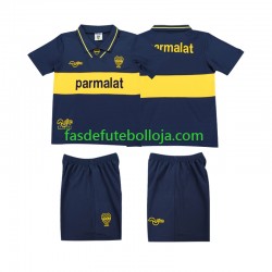 Camisola 1º Equipamento CA Boca Juniors 1993 1995 Manga Curta Retro ,Criança