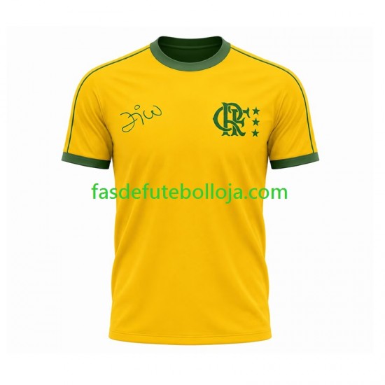 Camisola 1º Equipamento CR Flamengo Manga Curta Retro ,Homem