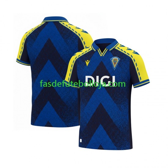 Camisola 1º Equipamento Cádiz CF 2025-2026 Manga Curta Retro ,Homem
