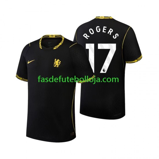 Camisola 2º Equipamento Chelsea Morgan Rogers 17 2026-2027 Manga Curta ,Homem