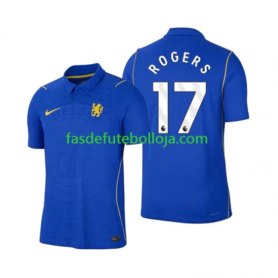 Camisola 1º Equipamento Chelsea Morgan Rogers 17 2026-2027 Manga Curta ,Homem Camisola 1º Equipamento Chelsea Morgan Rogers 17 2026-2027 Manga Curta ,Homem