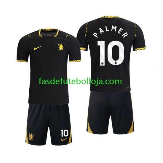 Camisola 2º Equipamento Chlesea Cole Palmer 10 2026-2027 Manga Curta ,Criança