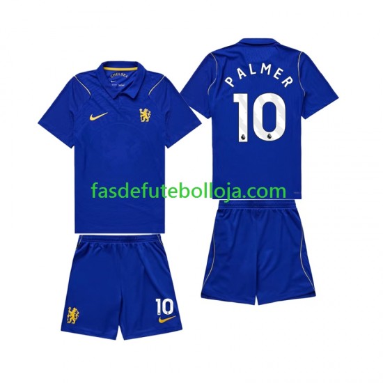 Camisola 1º Equipamento Chlesea Cole Palmer 10 2026-2027 Manga Curta ,Criança