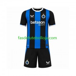 Camisola 1º Equipamento Club Brugge 2026-2027 Manga Curta ,Criança