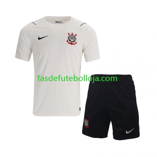 Camisola 1º Equipamento Corinthians 2026-2027 Manga Curta ,Criança
